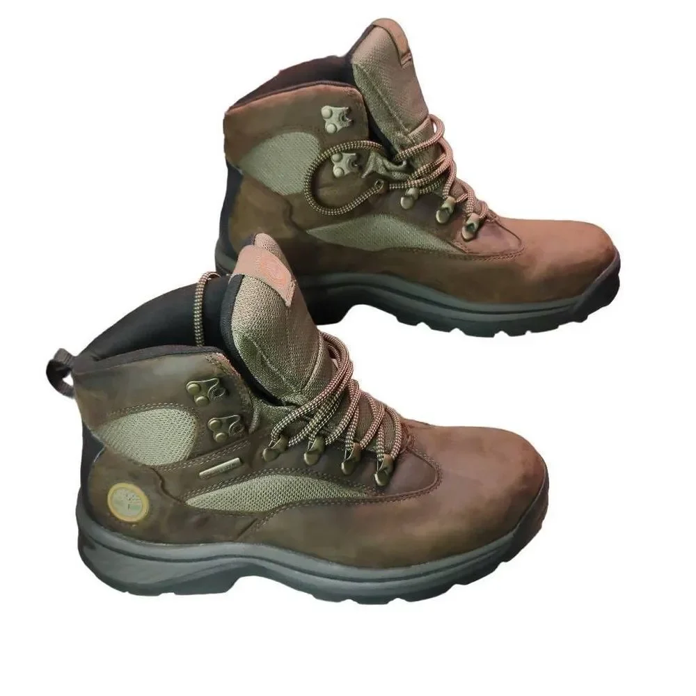 Timberland Men's 15130 Chocorua Trail Mid Waterproof Hiking Boots Brown Size 9W